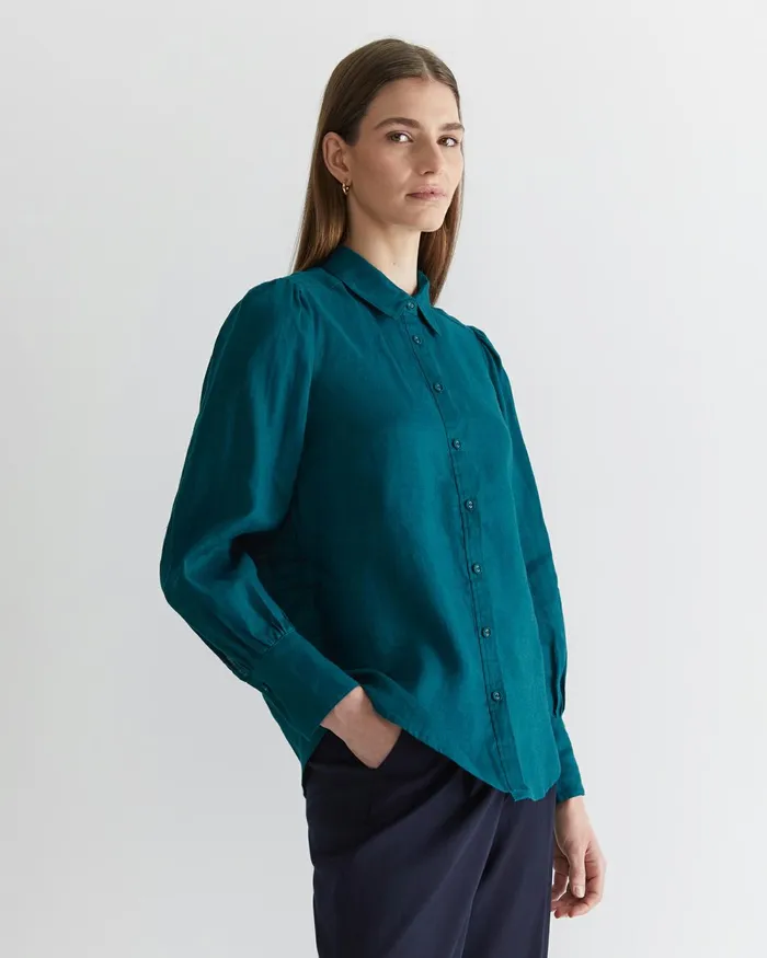Women Shirts Sportscraft Amy Blouse Teal