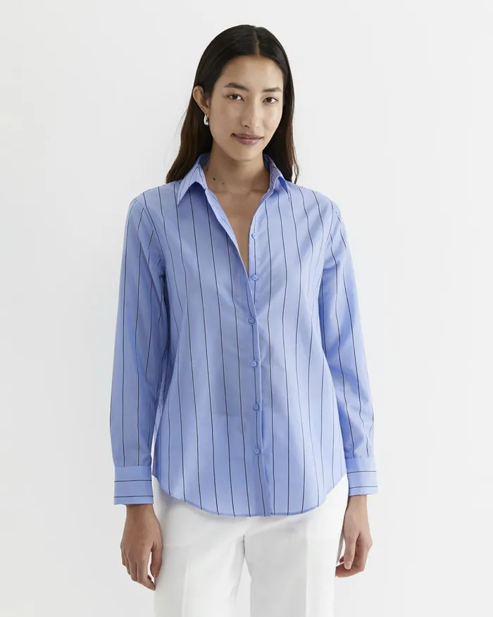 Women Shirts Sportscraft Nora Stripe Long Sleeve Shirt Blue Multi