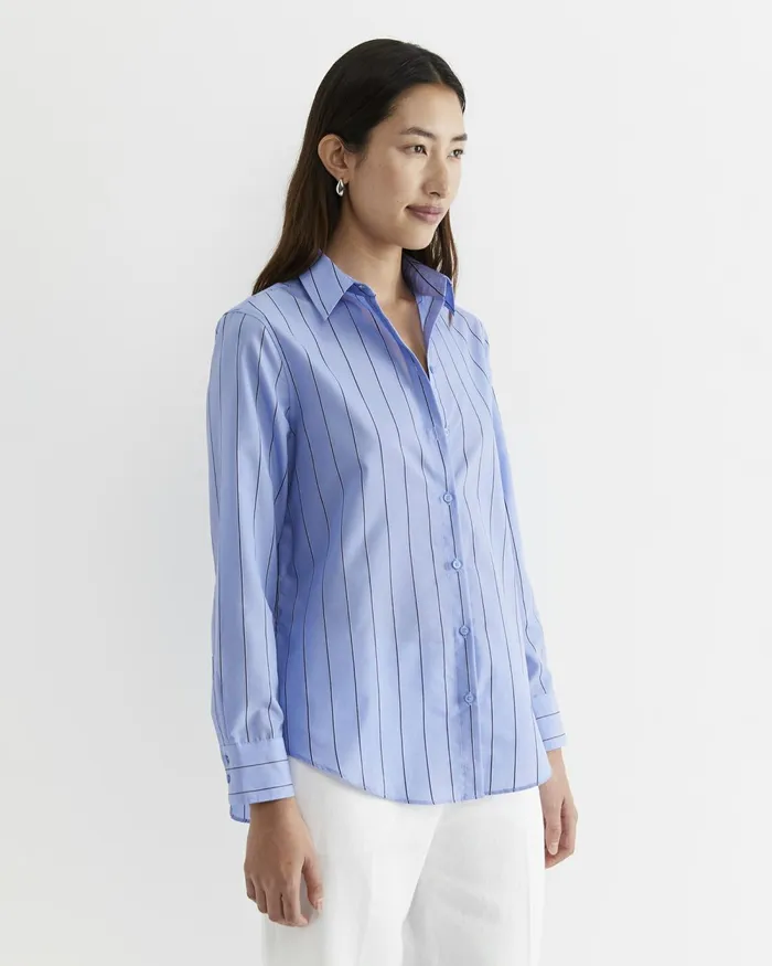 Women Shirts Sportscraft Nora Stripe Long Sleeve Shirt Blue Multi