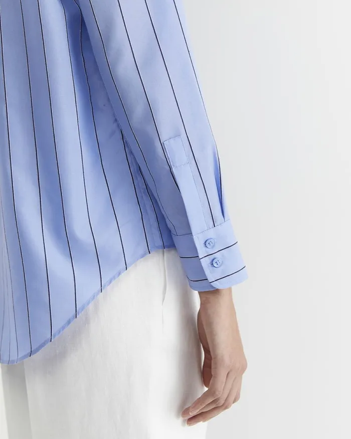 Women Shirts Sportscraft Nora Stripe Long Sleeve Shirt Blue Multi