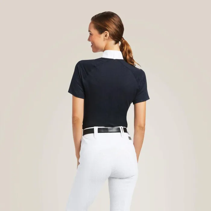 Women Showstopper 30 Show Shirt Show Navy Ariat English Riding Women Showstopper 30 Show Shirt Show Navy Ariat English Riding