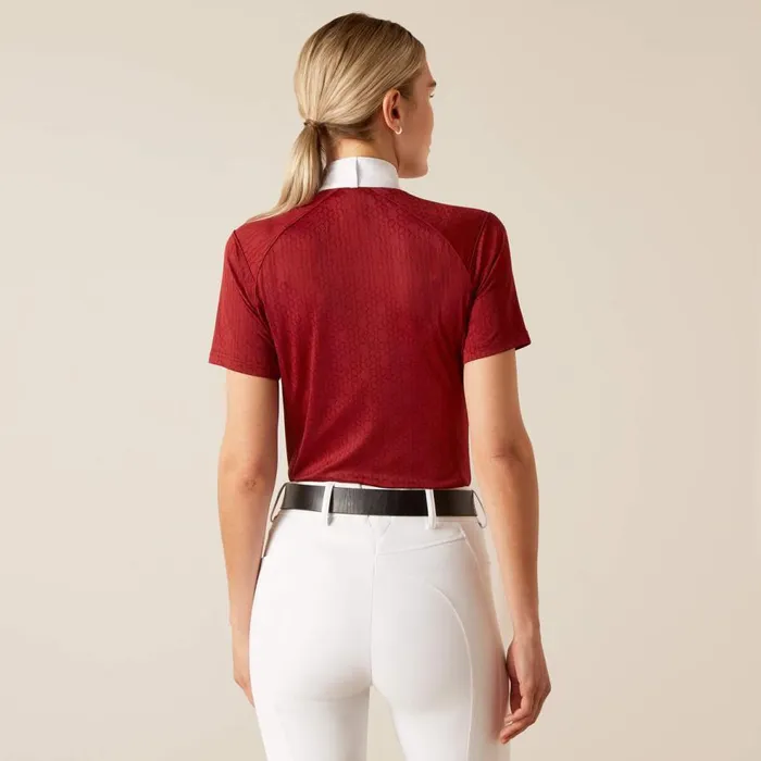 Women Showstopper 30 Show Shirt Sundried Tomato Ariat English Riding Women Showstopper 30 Show Shirt Sundried Tomato Ariat English Riding