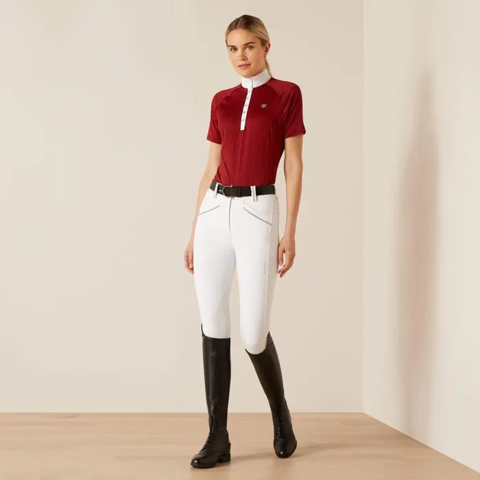 Women Showstopper 30 Show Shirt Sundried Tomato Ariat English Riding Women Showstopper 30 Show Shirt Sundried Tomato Ariat English Riding