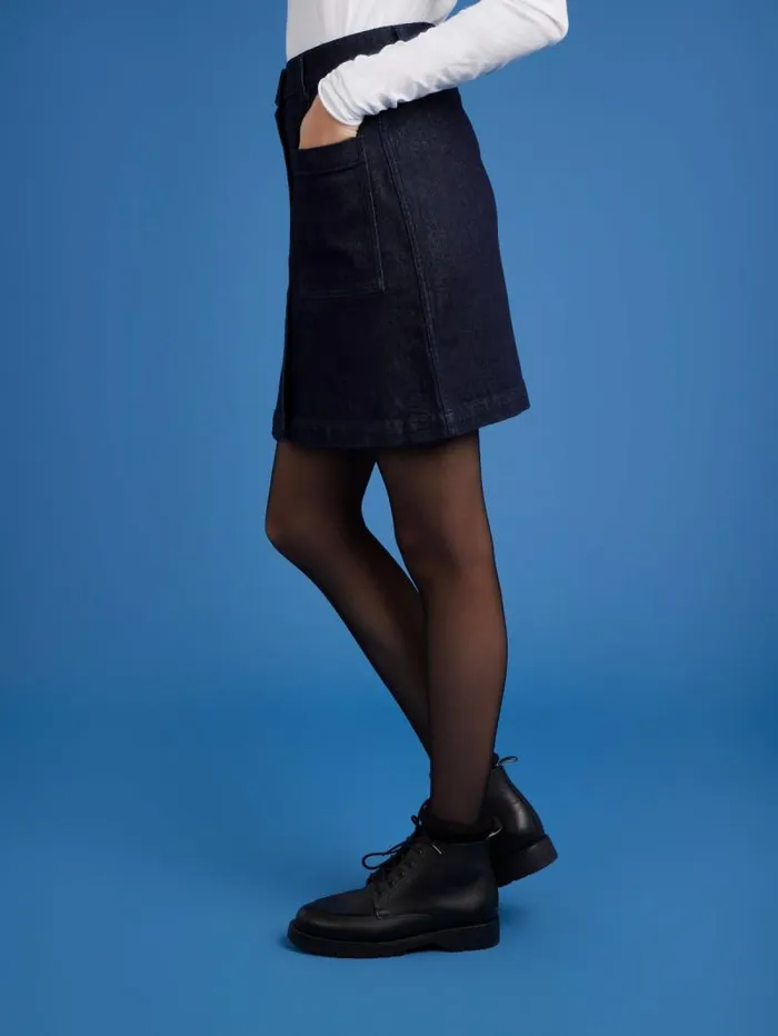 Women Skirts and Shorts Agns B Blue Denim Short Skirt