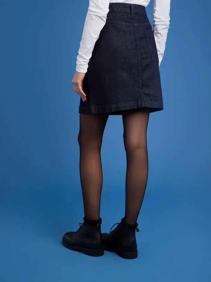 Women Skirts and Shorts Agns B Blue Denim Short Skirt