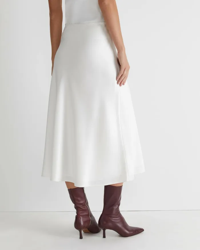 Women Skirts Sportscraft Charlotte Bias Slip Skirt Milk