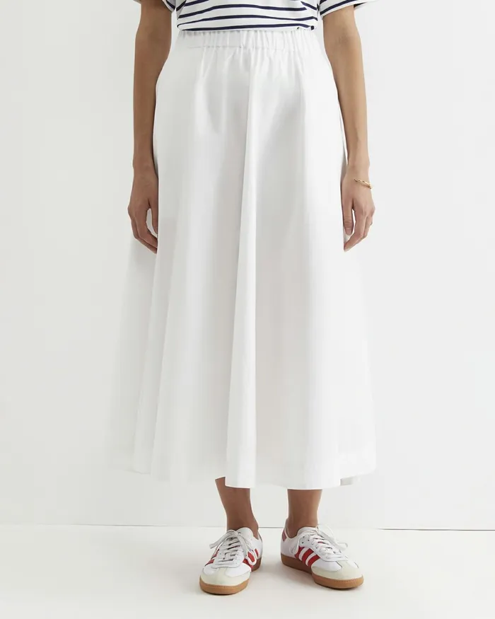 Women Skirts Sportscraft Elina Cotton Maxi Skirt White
