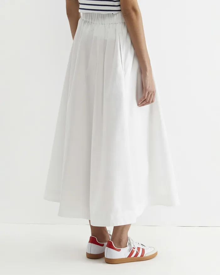 Women Skirts Sportscraft Elina Cotton Maxi Skirt White