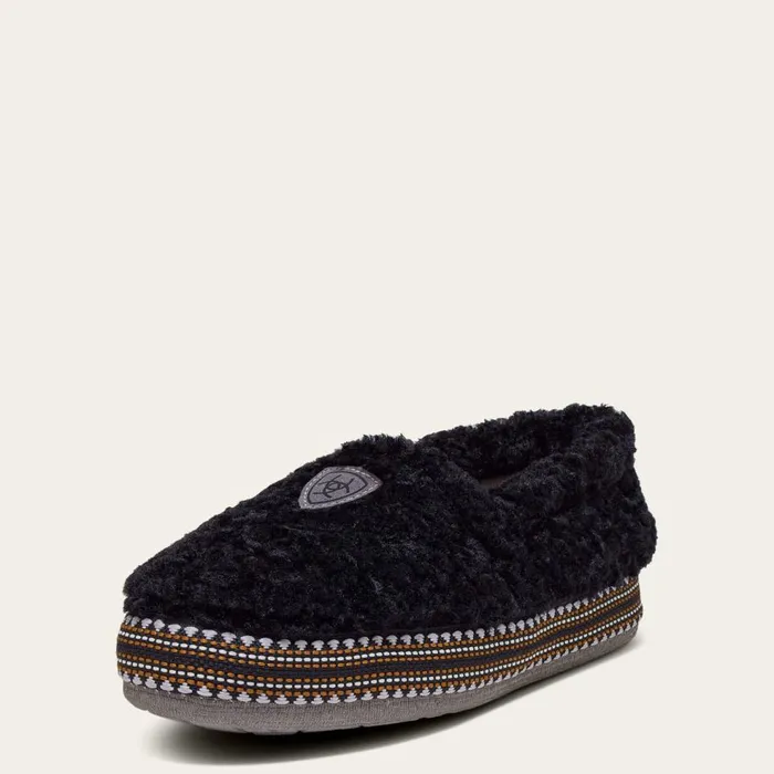 Women Snuggle Black Ariat Slippers