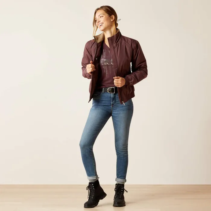 Women Stable Insulated Jacket Huckleberry Ariat Jackets and Vests Women Stable Insulated Jacket Huckleberry Ariat Jackets and Vests