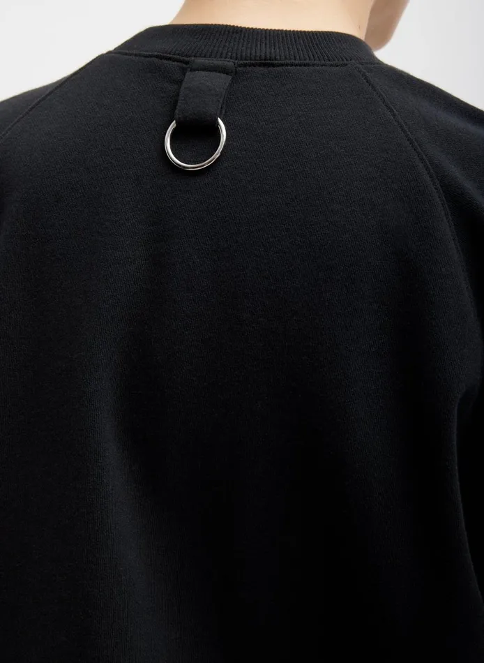 Women Summer Sweatshirting Sleeveless Easy Top Black Tibi Tops