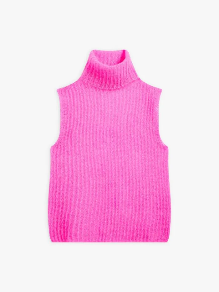 Women Sweaters Agns B Fuchsia Mohair Declic Sweater