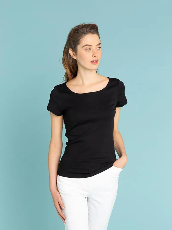 Women TShirts and Tank Tops Agns B Black Short Sleeve Le Chic TShirt