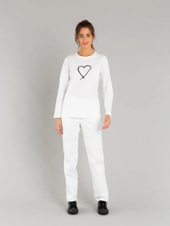 Women TShirts and Tank Tops Agns B White Sarajevo Heart Cool TShirt