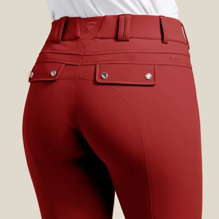 Women Tri Factor Grip Knee Patch Breech Fired Brick Ariat Pants and Shorts Women Tri Factor Grip Knee Patch Breech Fired Brick Ariat Pants and Shorts