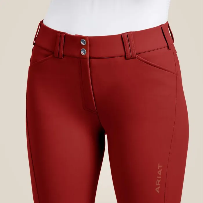 Women Tri Factor Grip Knee Patch Breech Fired Brick Ariat Pants and Shorts Women Tri Factor Grip Knee Patch Breech Fired Brick Ariat Pants and Shorts