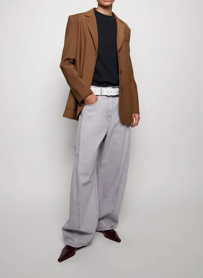 Women Tropical Wool Max Blazer Toffee Tibi Suits