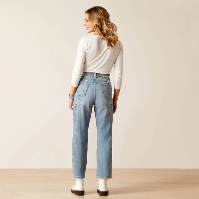 Women Ultra High Rise Jazmine Straight Jean Colorado Ariat Denim Women Ultra High Rise Jazmine Straight Jean Colorado Ariat Denim