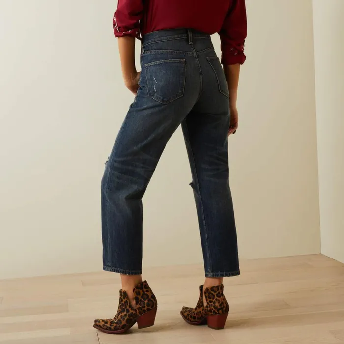 Women Ultra High Rise Tomboy Straight Jean Bora Bora Ariat Denim Women Ultra High Rise Tomboy Straight Jean Bora Bora Ariat Denim