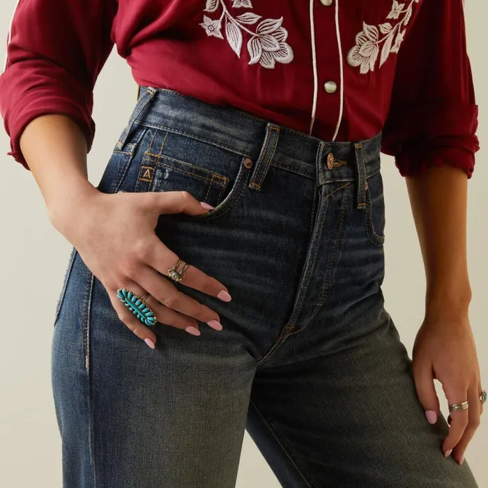 Women Ultra High Rise Tomboy Straight Jean Bora Bora Ariat Denim Women Ultra High Rise Tomboy Straight Jean Bora Bora Ariat Denim