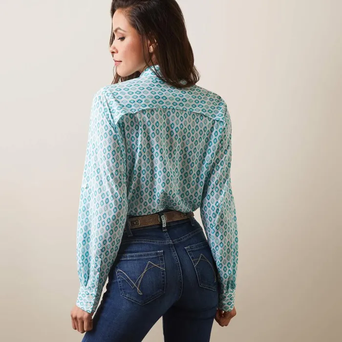 Women VentTEK Stretch Shirt Sea Breeze Print Ariat TShirts and Tops Women VentTEK Stretch Shirt Sea Breeze Print Ariat TShirts and Tops