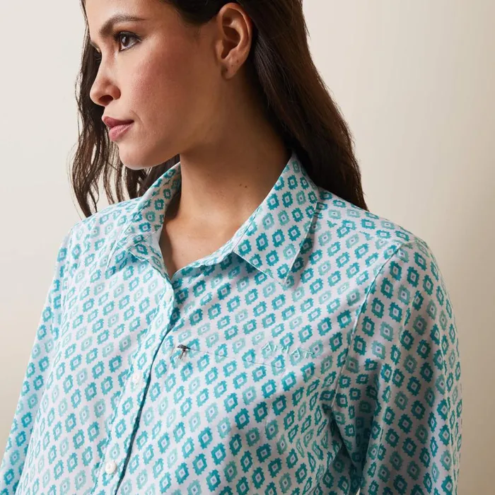 Women VentTEK Stretch Shirt Sea Breeze Print Ariat TShirts and Tops Women VentTEK Stretch Shirt Sea Breeze Print Ariat TShirts and Tops