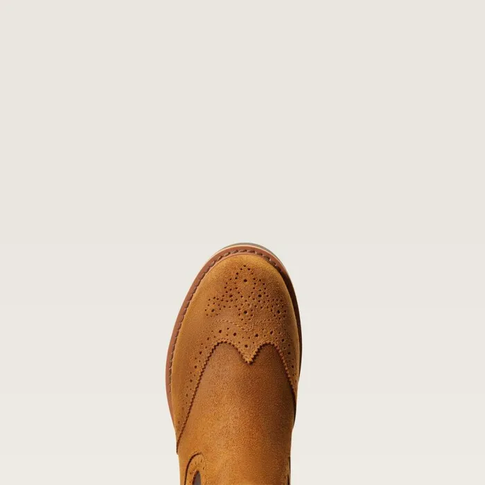 Women Wexford Brogue Waterproof Chelsea Boot Weathered Honey Ariat Booties Women Wexford Brogue Waterproof Chelsea Boot Weathered Honey Ariat Booties