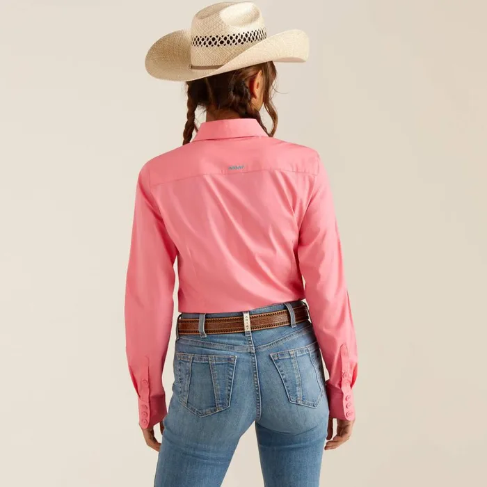 Women Wrinkle Resist Team Kirby Stretch Shirt Camellia Rose Ariat TShirts and Tops Women Wrinkle Resist Team Kirby Stretch Shirt Camellia Rose Ariat TShirts and Tops