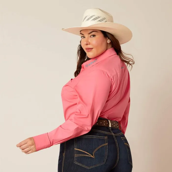 Women Wrinkle Resist Team Kirby Stretch Shirt Camellia Rose Ariat TShirts and Tops Women Wrinkle Resist Team Kirby Stretch Shirt Camellia Rose Ariat TShirts and Tops