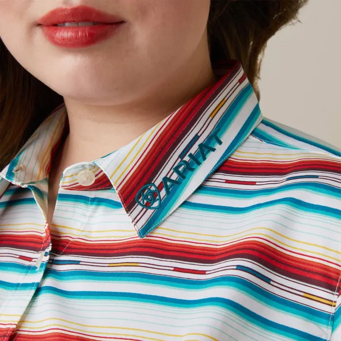 Women Wrinkle Resist Team Kirby Stretch Shirt Rosa Serape Ariat TShirts and Tops Women Wrinkle Resist Team Kirby Stretch Shirt Rosa Serape Ariat TShirts and Tops