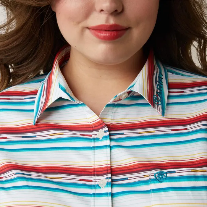 Women Wrinkle Resist Team Kirby Stretch Shirt Rosa Serape Ariat TShirts and Tops Women Wrinkle Resist Team Kirby Stretch Shirt Rosa Serape Ariat TShirts and Tops