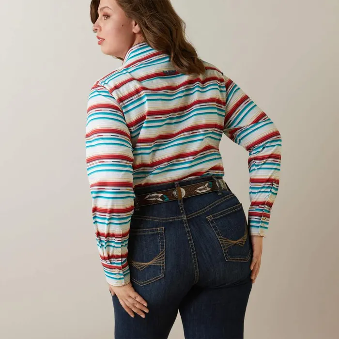 Women Wrinkle Resist Team Kirby Stretch Shirt Rosa Serape Ariat TShirts and Tops Women Wrinkle Resist Team Kirby Stretch Shirt Rosa Serape Ariat TShirts and Tops