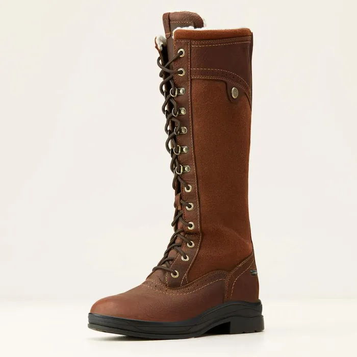 Women Wythburn Tall Waterproof Boot Dark Brown Ariat English Riding Boots