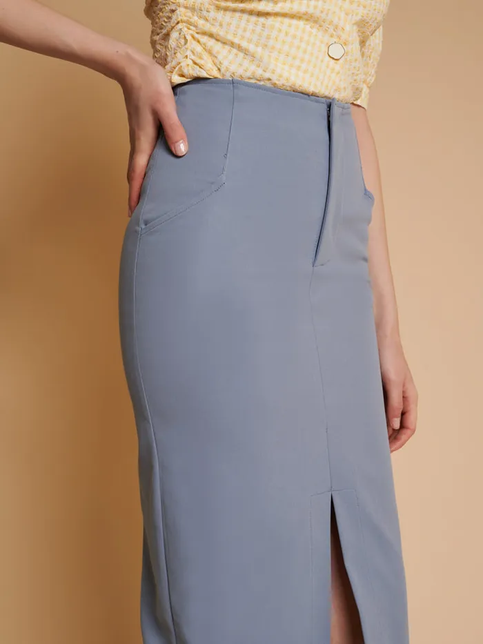 Womenswear Bottoms Sister Jane Ghospell Wren Embellished Skirt Aegean Blue Womenswear Bottoms Sister Jane Ghospell Wren Embellished Skirt Aegean Blue
