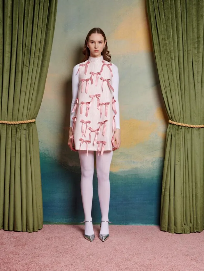 Womenswear Dresses Sister Jane Clara Bow Mini Dress Baby Pink