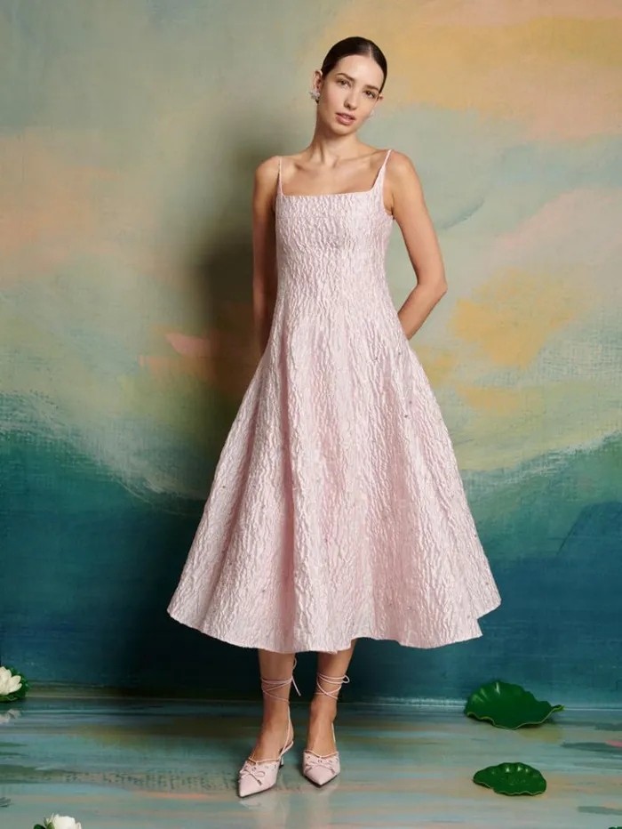 Womenswear Dresses Sister Jane DREAM Ballerina Embellished Midi Dress Rosewater Pink