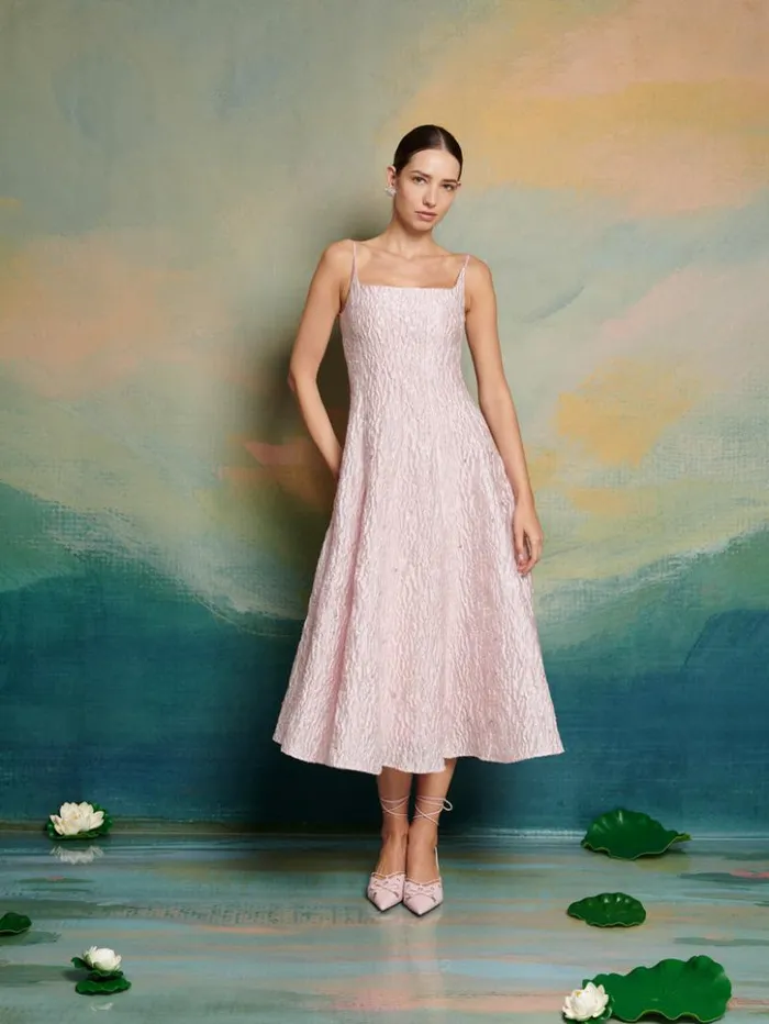 Womenswear Dresses Sister Jane DREAM Ballerina Embellished Midi Dress Rosewater Pink