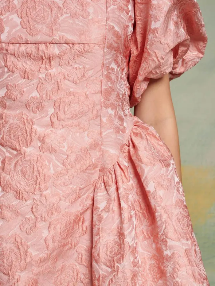 Womenswear Dresses Sister Jane DREAM Recital Jacquard Mini Dress Pink Peach