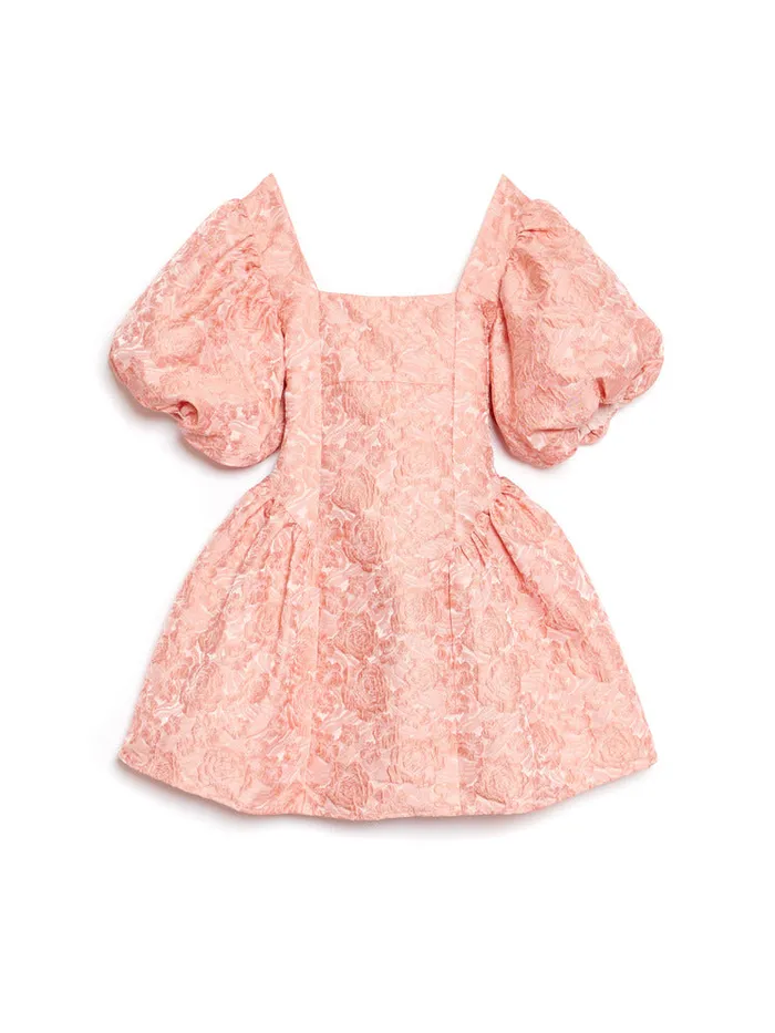 Womenswear Dresses Sister Jane DREAM Recital Jacquard Mini Dress Pink Peach