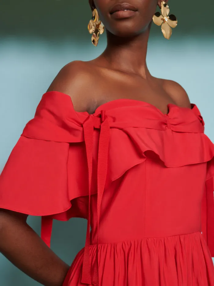 Womenswear Dresses Sister Jane DREAM Watermelon Bow Mini Dress Ruby Red Womenswear Dresses Sister Jane DREAM Watermelon Bow Mini Dress Ruby Red