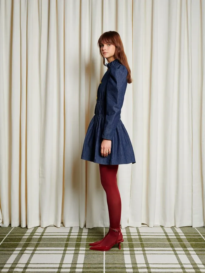 Womenswear Dresses Sister Jane Ghospell Dallin Denim Mini Dress Indigo Blue Womenswear Dresses Sister Jane Ghospell Dallin Denim Mini Dress Indigo Blue