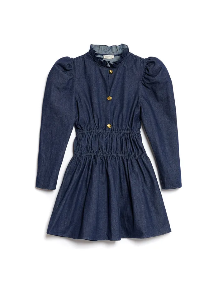 Womenswear Dresses Sister Jane Ghospell Dallin Denim Mini Dress Indigo Blue Womenswear Dresses Sister Jane Ghospell Dallin Denim Mini Dress Indigo Blue