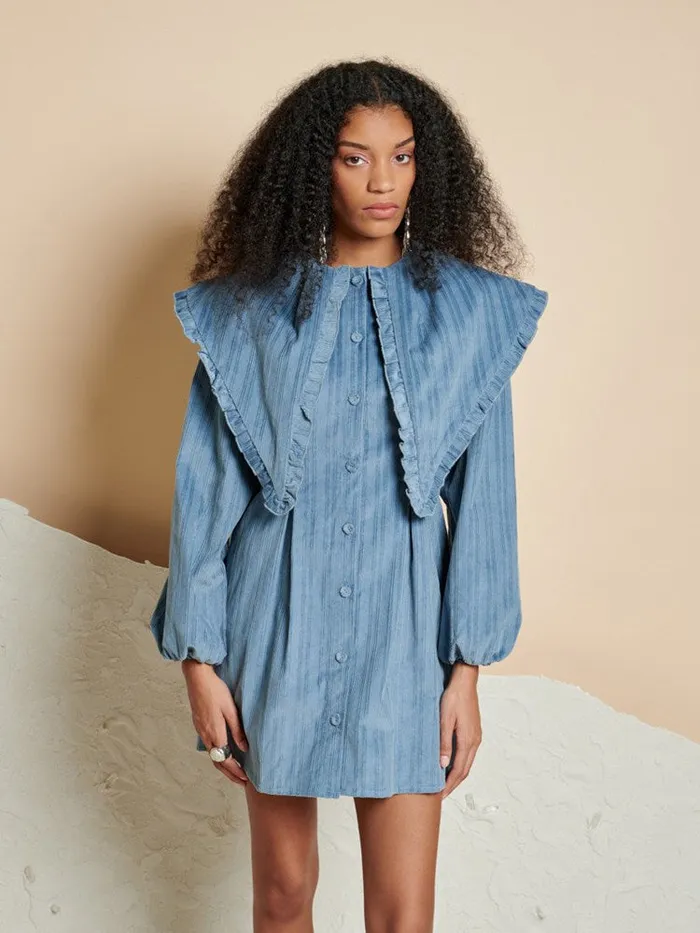 Womenswear Dresses Sister Jane Ghospell Drew Mini Dress Monument Blue