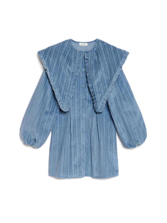 Womenswear Dresses Sister Jane Ghospell Drew Mini Dress Monument Blue Womenswear Dresses Sister Jane Ghospell Drew Mini Dress Monument Blue