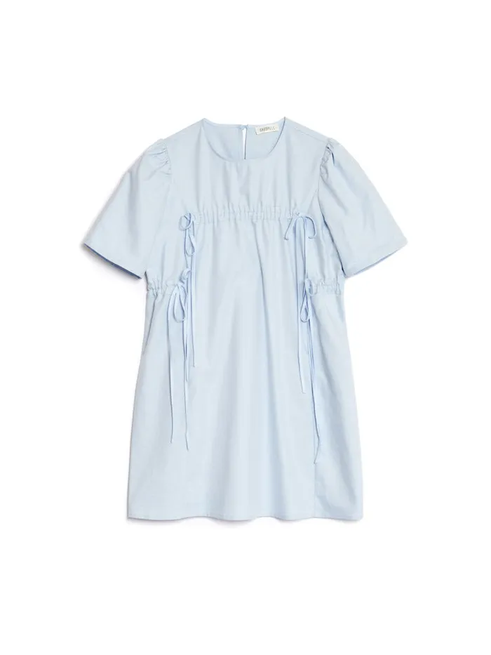 Womenswear Dresses Sister Jane Ghospell Helen Drawstring Mini Dress Bit Of Blue Womenswear Dresses Sister Jane Ghospell Helen Drawstring Mini Dress Bit Of Blue