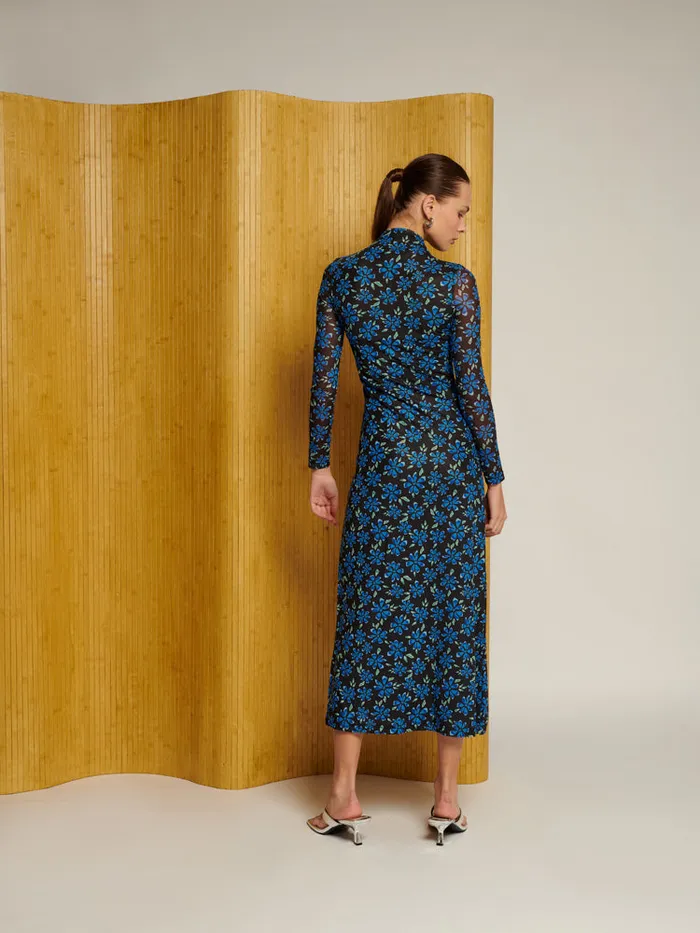 Womenswear Dresses Sister Jane Ghospell Kinsley Floral Midi Dress Spectrum Blue Womenswear Dresses Sister Jane Ghospell Kinsley Floral Midi Dress Spectrum Blue