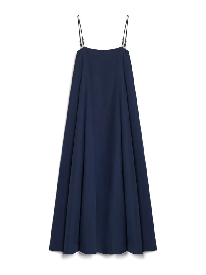 Womenswear Dresses Sister Jane Ghospell Ula Bead Midi Dress Navy Blue Womenswear Dresses Sister Jane Ghospell Ula Bead Midi Dress Navy Blue
