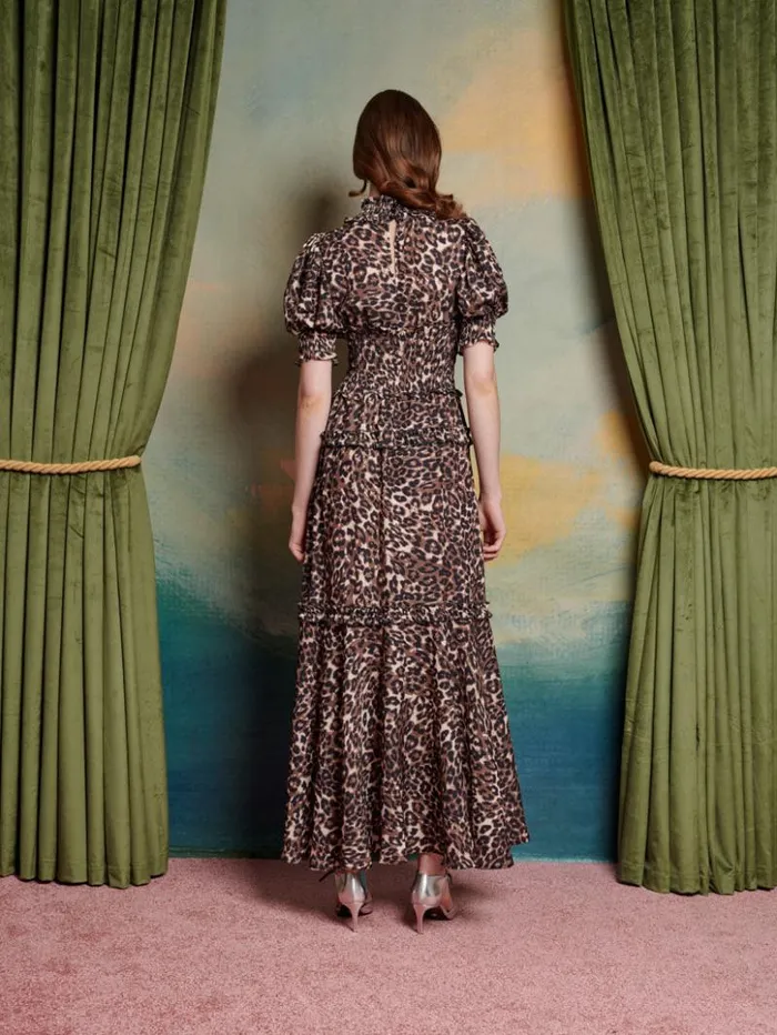 Womenswear Dresses Sister Jane Lise Leopard Maxi Dress Brown Leopard Womenswear Dresses Sister Jane Lise Leopard Maxi Dress Brown Leopard