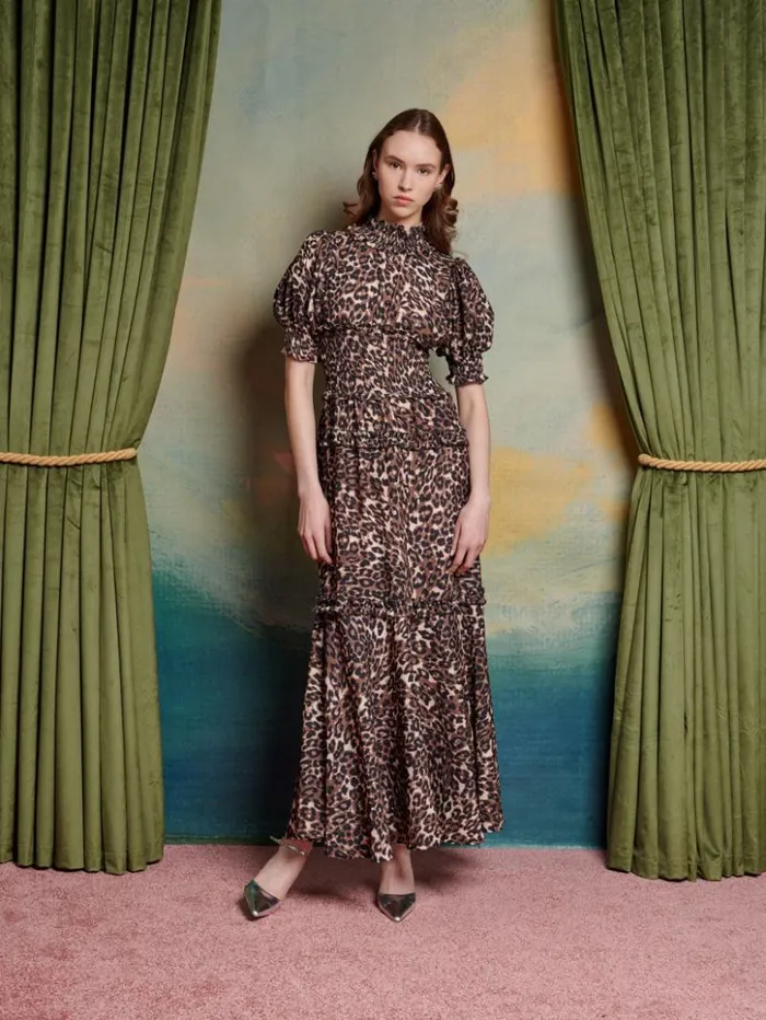 Womenswear Dresses Sister Jane Lise Leopard Maxi Dress Brown Leopard Womenswear Dresses Sister Jane Lise Leopard Maxi Dress Brown Leopard