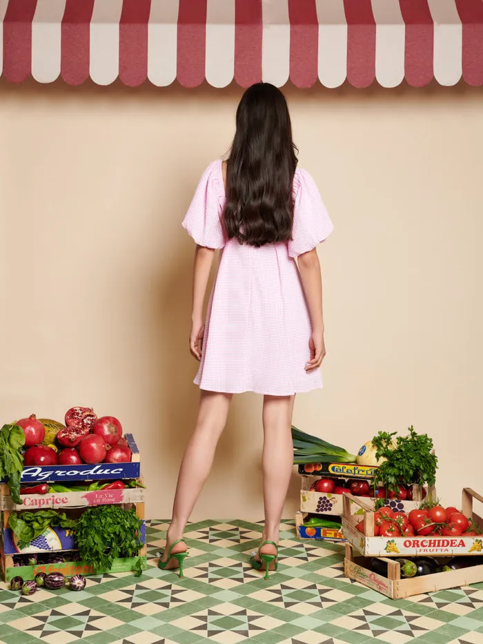 Womenswear Dresses Sister Jane Olive Gingham Mini Dress Gingham Pink Womenswear Dresses Sister Jane Olive Gingham Mini Dress Gingham Pink